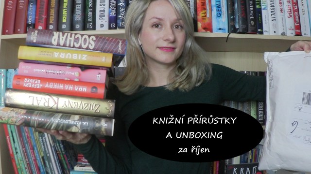 knižní přírůstky a unboxing za říjen